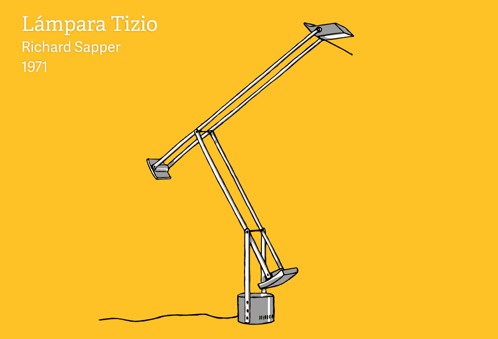 Lámpara Tizio de Sapper