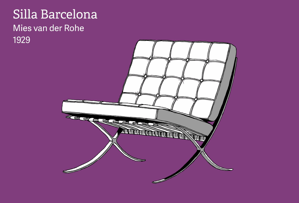 Silla Barcelona de Mies